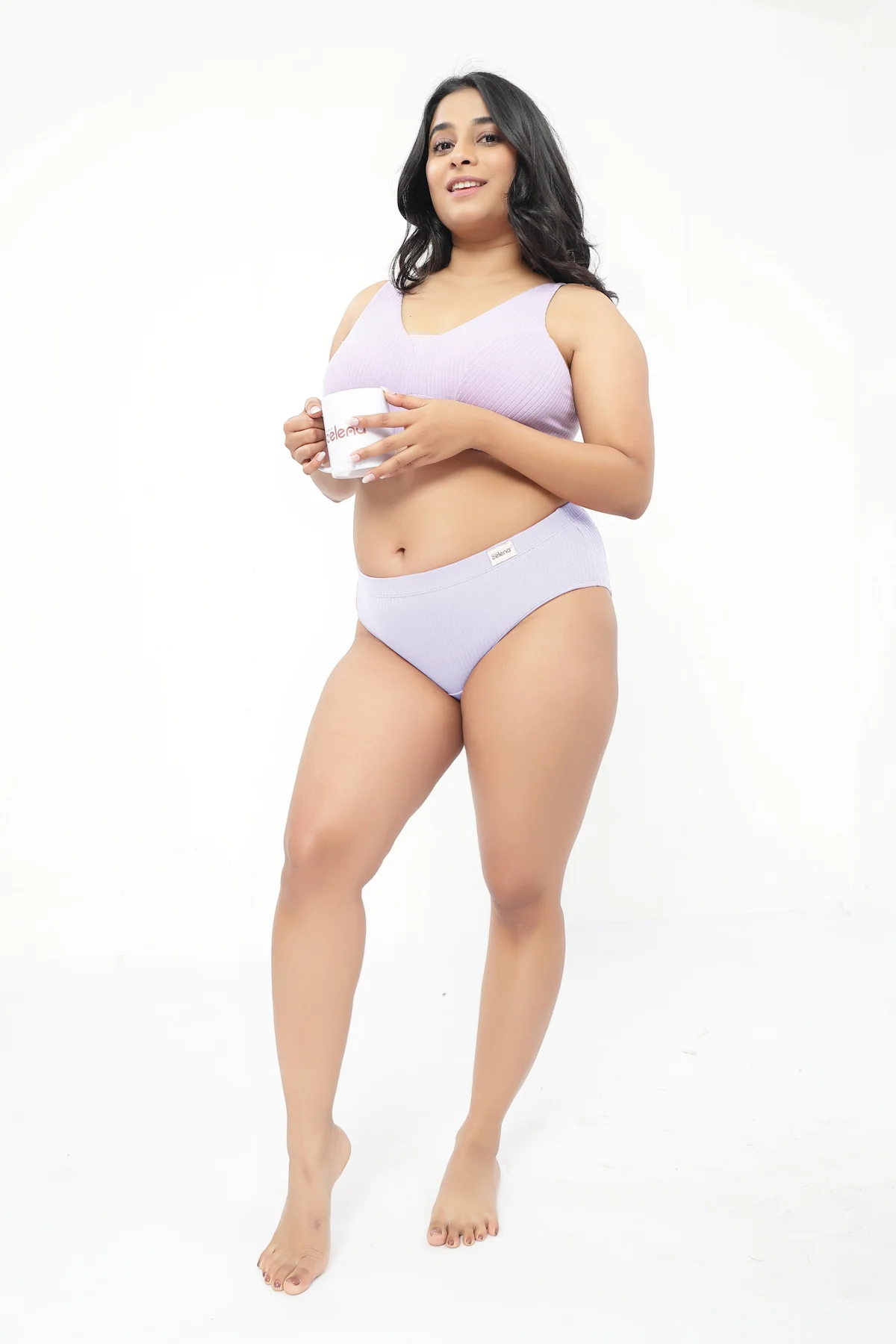 Sera Broad Rib-Bra Pack of 2 - (Lavender & Purple) - Image 38
