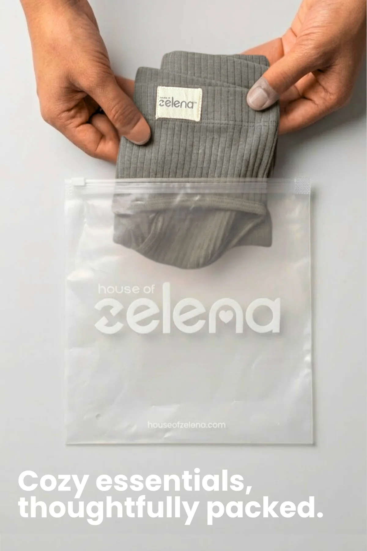 Sera Fine Rib Mid Rise Hipster - Grey Melange - Image 7